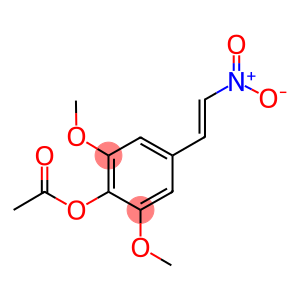 1-(4-ACETOXY-3,5-DIMETHOXYPHENYL)-2-NITROETHENE