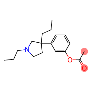 Acetic acid 3-(1,3-dipropyl-3-pyrrolidinyl)phenyl ester