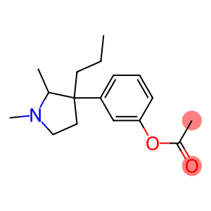 Acetic acid 3-(1,2-dimethyl-3-propyl-3-pyrrolidinyl)phenyl ester