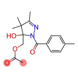 Acetic acid [[2-(4-methylbenzoyl)-4,4,5-trimethyl-3,4-dihydro-3-hydroxy-2H-pyrazol]-3-yl]methyl ester