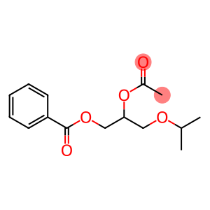 Acetic acid 1-isopropoxymethyl-2-(benzoyloxy)ethyl ester