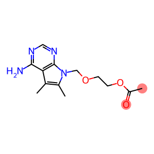 Acetic acid 2-[[4-amino-5,6-dimethyl-7H-pyrrolo[2,3-d]pyrimidin-7-yl]methoxy]ethyl ester