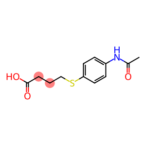 4-[(4-acetamidophenyl)sulfanyl]butanoic acid