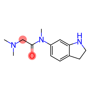 Acetamide,  N-(2,3-dihydro-1H-indol-6-yl)-2-(dimethylamino)-N-methyl-