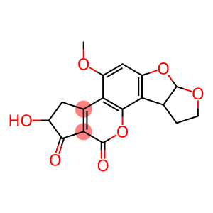2,3,6a,8,9,9a-Hexahydro-2-hydroxy-4-methoxycyclopenta[c]furo[3',2':4,5]furo[2,3-h][1]benzopyran-1,11-dione