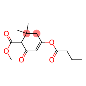 4-Butyryloxy-2,2-dimethyl-6-oxo-4-cyclohexene-1-carboxylic acid methyl ester
