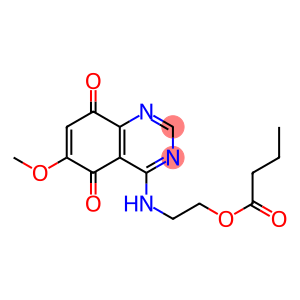 4-(2-Butyryloxyethylamino)-6-methoxyquinazoline-5,8-dione