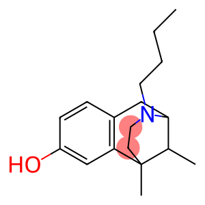 3-Butyl-1,2,3,4,5,6-hexahydro-6,11-dimethyl-2,6-methano-3-benzazocin-8-ol
