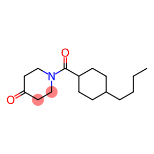 1-[(4-butylcyclohexyl)carbonyl]piperidin-4-one