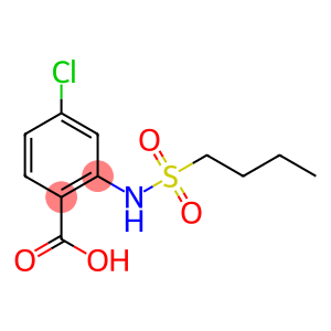 2-[(butylsulfonyl)amino]-4-chlorobenzoic acid