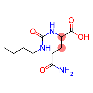 2-[(butylcarbamoyl)amino]-4-carbamoylbutanoic acid