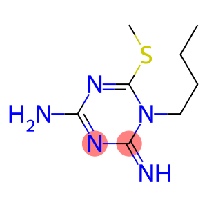 1-Butyl-2-imino-4-amino-6-(methylthio)-1,2-dihydro-1,3,5-triazine