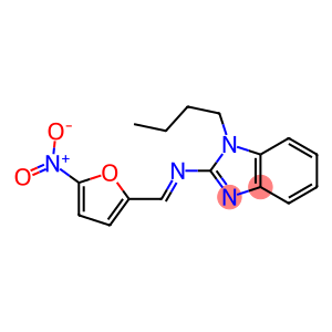 1-butyl-2-[({5-nitro-2-furyl}methylene)amino]-1H-benzimidazole