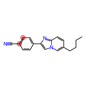 4-(6-butylimidazo[1,2-a]pyridin-2-yl)benzonitrile