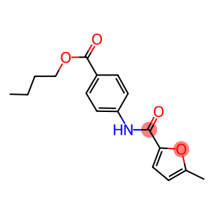 butyl 4-[(5-methyl-2-furoyl)amino]benzoate