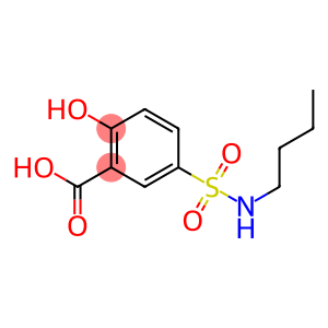 5-(butylsulfamoyl)-2-hydroxybenzoic acid
