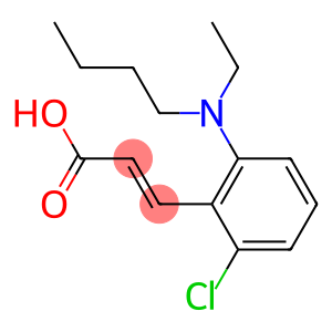 3-{2-[butyl(ethyl)amino]-6-chlorophenyl}prop-2-enoic acid