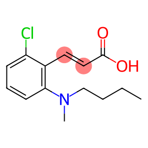 3-{2-[butyl(methyl)amino]-6-chlorophenyl}prop-2-enoic acid