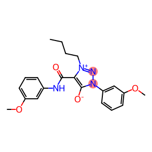 1-BUTYL-5-[(3-METHOXYANILINO)CARBONYL]-3-(3-METHOXYPHENYL)-3H-1,2,3-TRIAZOL-1-IUM-4-OLATE