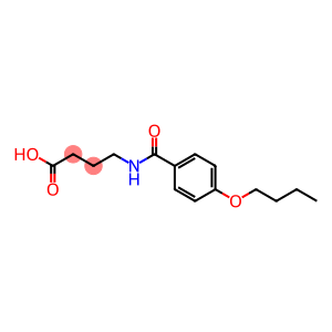 4-[(4-butoxybenzoyl)amino]butanoic acid