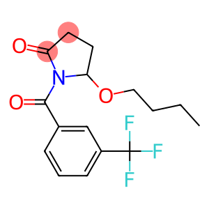 5-Butoxy-1-[3-(trifluoromethyl)benzoyl]pyrrolidin-2-one