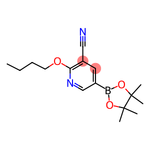2-butoxy-5-(4,4,5,5-tetramethyl-1,3,2-dioxaborolan-2-yl)pyridine-3-carbonitrile