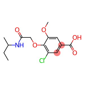 4-[(butan-2-ylcarbamoyl)methoxy]-3-chloro-5-methoxybenzoic acid