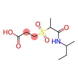 3-{[1-(butan-2-ylcarbamoyl)ethane]sulfonyl}propanoic acid