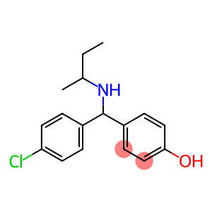 4-[(butan-2-ylamino)(4-chlorophenyl)methyl]phenol