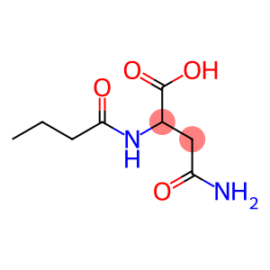 2-butanamido-3-carbamoylpropanoic acid