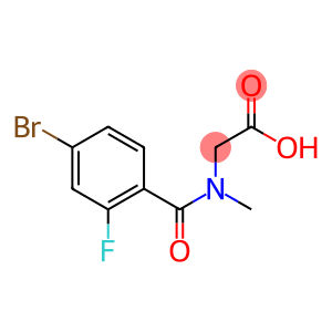 [(4-bromo-2-fluorobenzoyl)(methyl)amino]acetic acid