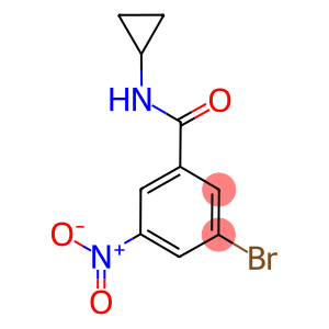 3-Bromo-N-cyclopropyl-5-nitrobenzamide 97%