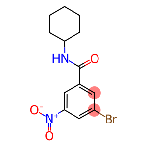 3-Bromo-N-cyclohexyl-5-nitrobenzamide 98%