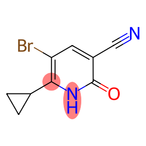 5-bromo-6-cyclopropyl-2-oxo-1,2-dihydro-3-pyridinecarbonitrile