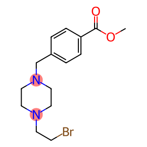 4-[4-(2-BROMOETHYL)-PIPERAZIN-1-YLMETHYL]-BENZOIC ACID METHYL ESTER