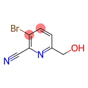 3-BROMO-6-(HYDROXYMETHYL)PYRIDINE-2-CARBONITRILE