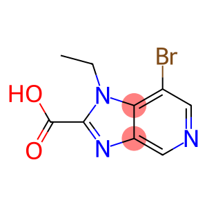 7-bromo-1-ethyl-1H-imidazo[4,5-c]pyridine-2-carboxylic acid