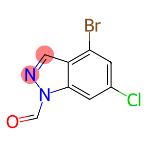 4-BROMO-6-CHLOROINDAZOLECARBOXYALDEHYDE