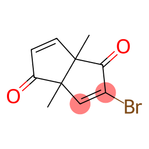2-bromo-3a,6a-dimethyl-1,3a,4,6a-tetrahydropentalene-1,4-dione