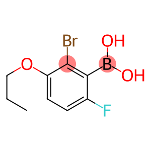 2-Bromo-6-fluoro-3-propoxyphenylboronic acid