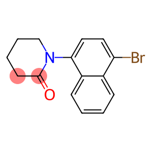 1-(4-BROMO-NAPHTHALEN-1-YL)-PIPERIDIN-2-ONE