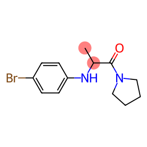 2-[(4-bromophenyl)amino]-1-(pyrrolidin-1-yl)propan-1-one