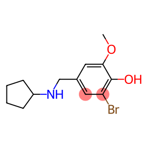 2-bromo-4-[(cyclopentylamino)methyl]-6-methoxyphenol