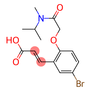 3-(5-bromo-2-{[methyl(propan-2-yl)carbamoyl]methoxy}phenyl)prop-2-enoic acid