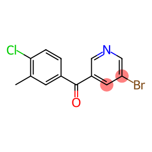 3-BROMO-5-(4-CHLORO-3-METHYLBENZOYL)PYRIDINE