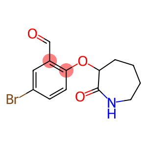 5-bromo-2-[(2-oxoazepan-3-yl)oxy]benzaldehyde