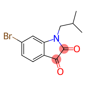 6-bromo-1-(2-methylpropyl)-2,3-dihydro-1H-indole-2,3-dione