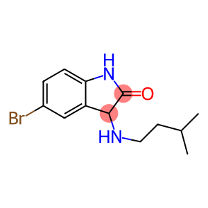 5-bromo-3-[(3-methylbutyl)amino]-2,3-dihydro-1H-indol-2-one