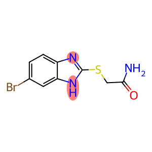 2-[(6-bromo-1H-benzimidazol-2-yl)sulfanyl]acetamide