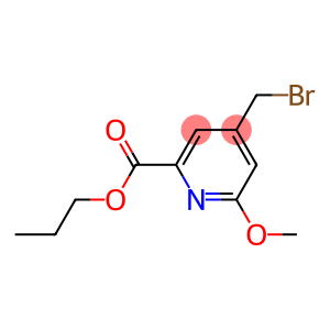 4-BROMOMETHYL-6-METHOXY-PYRIDINE-2-CARBOXYLIC ACID PROPYL ESTER